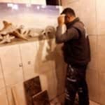 Ankarada fayans ustası Selman Doğan Usta