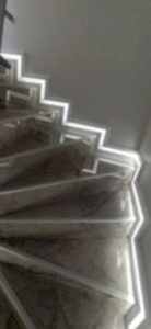 fayans merdiven gizli led ışık