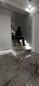 fayans merdiven gizli led ışık